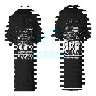 Snowplow Driver Respect The PLOW Snow Removal T-Shirt | Mazezy