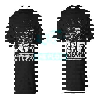 Snowplow Driver Respect The PLOW Snow Removal T-Shirt | Mazezy