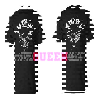 Snowshoe Queen Snowshoeing Snow Shoe Hiking Snowshoer Women T-Shirt | Mazezy