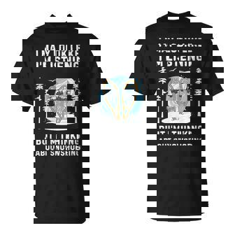 Snowshoeing Lover I May Look Like I'm Listening T-Shirt | Mazezy