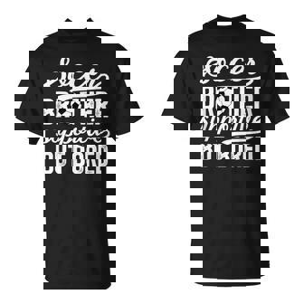 Soccer Brother Supportive Brother Of A Soccer Player T-Shirt - Thegiftio