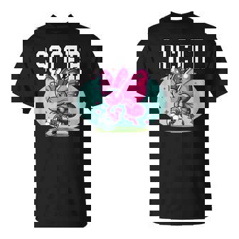 Soccer Butterfly Playing Soccer T-Shirt - Monsterry