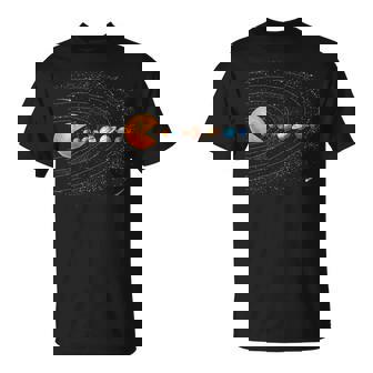 Solar System Planets Astronauts Space Video Games Kids T-Shirt | Mazezy