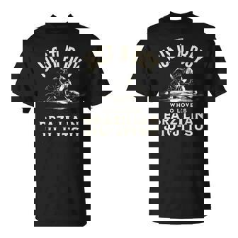 Solo Un Niño Que Ama El Jiu-Jitsu Brasileño Artes Marciales Camiseta unisex - Regaloses