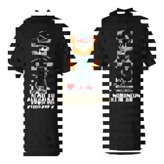 Soloman Islander Flag Teddy Bear I Love Solomon Islands T-Shirt | Mazezy