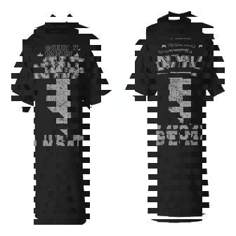 Someone In Nevada Loves Me Heart Vintage State T-Shirt | Mazezy