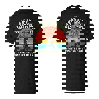 Sometimes Motivation Finds You Running Motivational T-Shirt | Mazezy