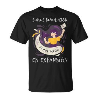 Somos Revolucionomos Fuego 8 Marzo Día De La 8M Femi Camiseta unisex - Regaloses
