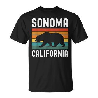 Sonoma California Bear Wine Country Tasting Valley Love Napa T-Shirt | Mazezy