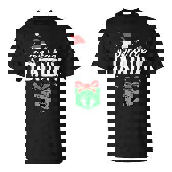 Soon To Be Daddy Christmas Pregnancy Announcement Dad T-Shirt | Mazezy