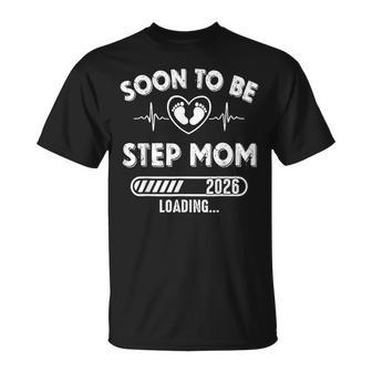 Soon To Be Step Mom Est 2026 New Mom Mother First Time T-Shirt | Mazezy