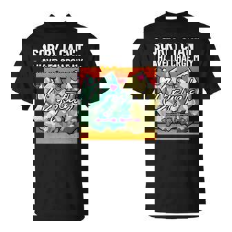 Sorry I Can't Have To Charge My Crystals Cute Earth Lover T-Shirt | Mazezy