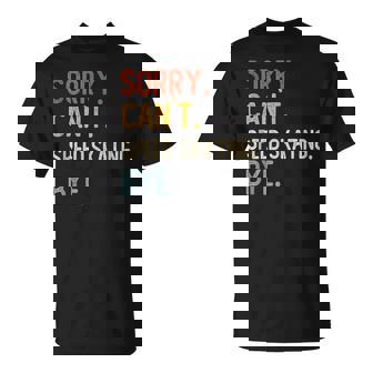 Sorry Can't Speed Skating Bye Shirts Speed Skating Lovers Tank Top T-Shirt | Mazezy