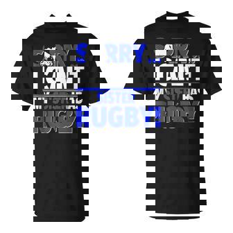 Sorry My Sister Has Rugby Tank Top T-Shirt | Mazezy