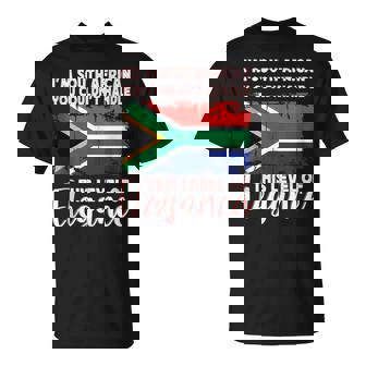 South Africa Flag Elegant South African Boyfriend Girlfriend Tank Top T-Shirt | Mazezy