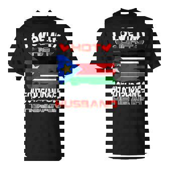 South Sudan I Love My Hot South Sudanese Husband T-Shirt | Mazezy
