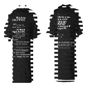 Spezialistin Für Infektionskrankheiten Lustige Wörterbuchdefinition T-Shirt - Seseable
