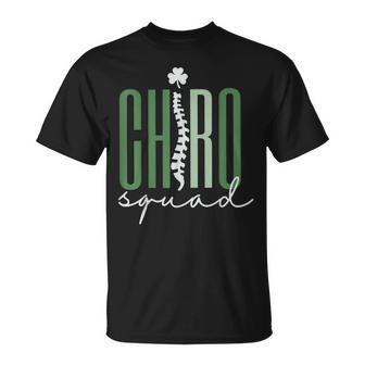 Spine Chiropractor St Patrick Day Chiropractic Chiropr T-Shirt | Mazezy