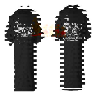 On My Way To Spread The Gospel Christian Christmas Goose T-Shirt | Mazezy