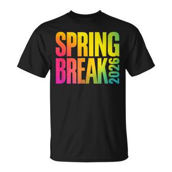 Spring Break 2026 Fun Vacation Time For Students T-Shirt - Monsterry