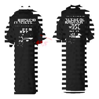 Spruch Klugscheisser Treffen T-Shirt - Geschenkecke