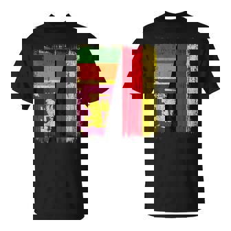 Sri Lanka Germany Half Flag Sri Lankan German Heritage T-Shirt | Mazezy