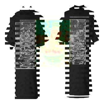 St Patrick Leprechaun Lucky Chinese Ramen Women T-Shirt - Thegiftio