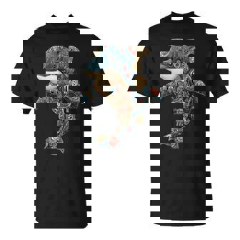 Steampunk Christmas Dolphin Women Men Kids Steampunk Dolphin T-Shirt | Mazezy