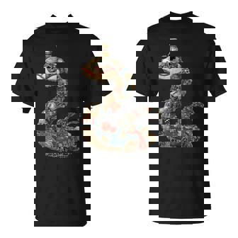 Steampunk Christmas Snake Women Men Kids Steampunk Snake T-Shirt | Mazezy