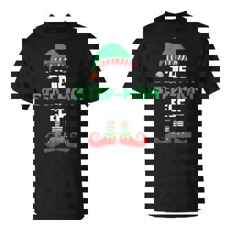 The Step-Mom Elf Shirt Matching Family Christmas Pajama Top T-Shirt | Mazezy