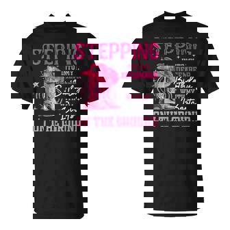 Stepping Into My December Birthday Cowgirl Boots On Ground T-Shirt | Mazezy