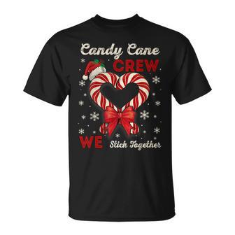 We Stick Together Candy Cane Family Matching Pj T-Shirt - Thegiftio UK