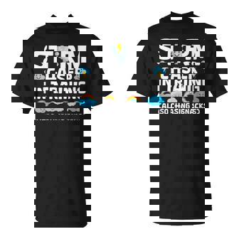 Storm Chaser In Training Kids Meteorology Storm Chasing T-Shirt | Mazezy