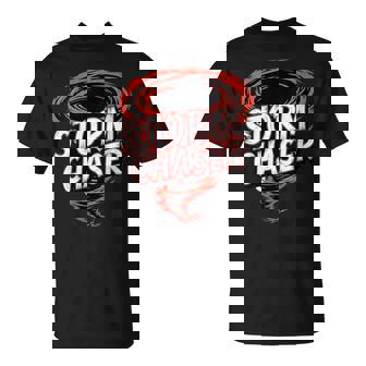 Storm Chaser Weather Watchers Storm Hunters Meteorologist T-Shirt | Mazezy