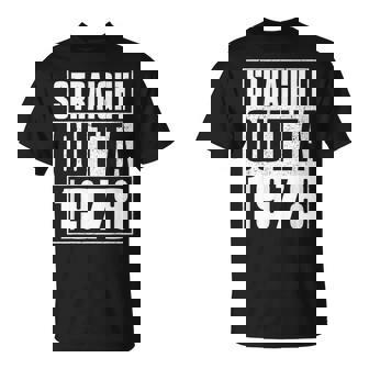 Straight Outta 1978 Womenintage 1978 Birth Of Birthday Tシャツ - Kawaiitshirt