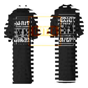 Straight Outta North Platte Nebraska USA Distressed Vintage T-Shirt | Mazezy