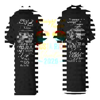 Straight Trippin Costa Rica 2026 Family Summer Vacation T-Shirt - Monsterry