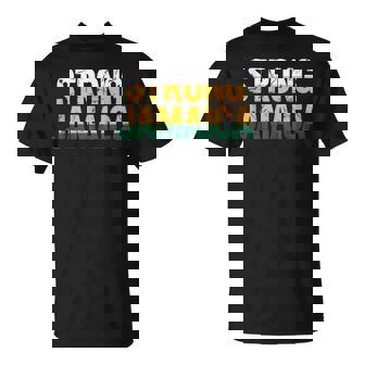 Strong Jamaica I Stand With Jamaican Tank Top T-Shirt | Mazezy