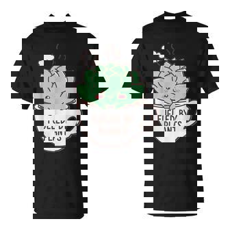 Succulent Cactus Lover Fueled By Plants Gardening Botany T-Shirt | Mazezy