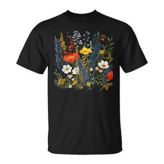 Summery Colorful Wild Flower For Flowers And Herbs Lovers T-Shirt - Thegiftio UK