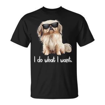 Sunglasses Cute Do What I Want Pekingese Lover T-Shirt - Thegiftio UK
