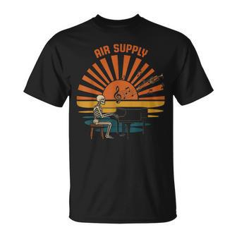 Supply Skeleton Piano For Women T-Shirt - Thegiftio UK