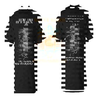 Surfboarder Outer Banks North Carolina Surf Board Surfing T-Shirt | Mazezy