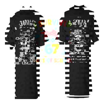 I Survived 67 Days Of School 67 Teachers Students Meme T-Shirt | Seseable FR