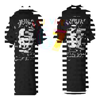 I Survived 67 Days Of School Six Seven Meme Teacher Student T-Shirt | Seseable FR