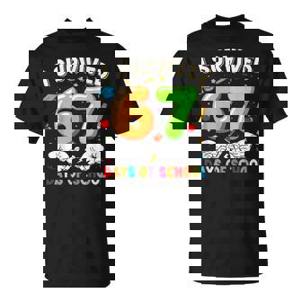 I Survived 67 Days Of School 67 Six Seven Teachers Students T-Shirt | Seseable FR