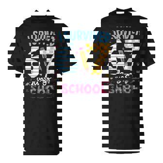 I Survived 67 Days Of School Students Teachers Six Seven T-Shirt | Seseable FR
