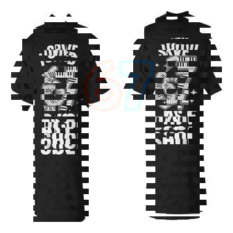 I Survived 67 Days Of School Teachers Music Piano Men Women T-Shirt | Mazezy