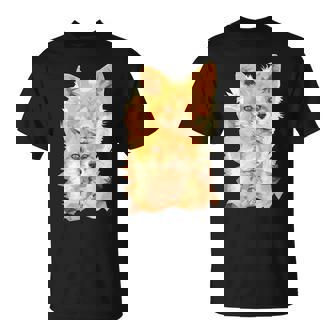 Süße Füchse Kinder Fuchs Polygon Geometrischüßer Fuchs T-Shirt - Geschenkecke