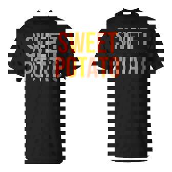 Sweet Potato And Grouchy Potato Thanksgiving Couple Matching T-Shirt - Monsterry